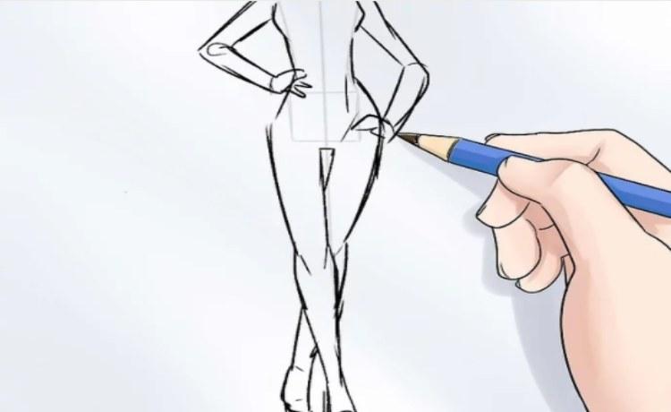 تکمیل طرح با کشیدن بازوها