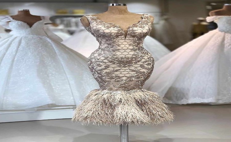 لباس مجلسی با پر ترند امسال