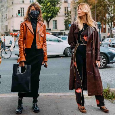 انواع مدل لباس با پارچه چرم + جدیدترین ترندهای چرم