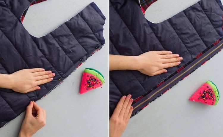 دوخت بدنه اصلی پافر