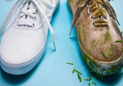 چگونه کفش سفید پارچه ای را تمیز کنیم