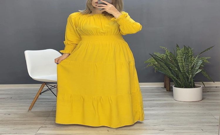 مدل پیراهن نخی تابستانی بلند