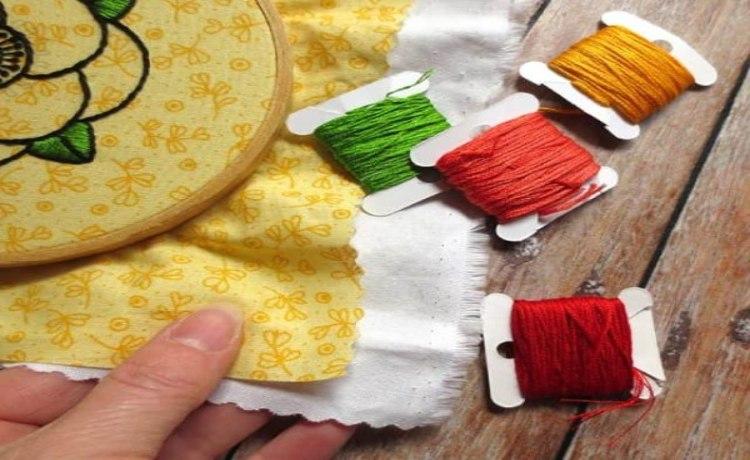 نکات مهم گلدوزی روی پارچه