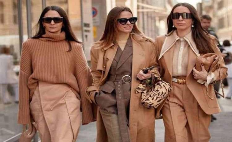 استایل رنگ کرم با رنگ قهوه‌ای