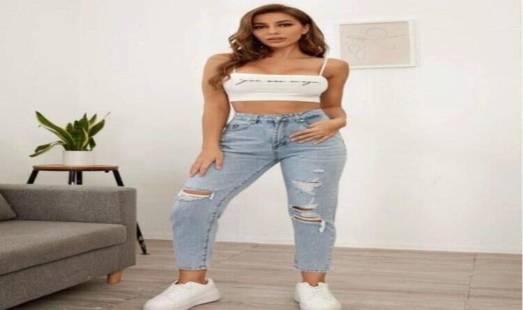 استایل نیم تنه دخترانه فاق بلند