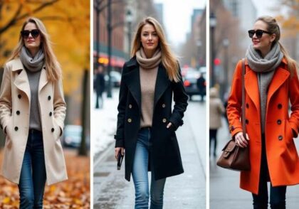 استایل با بارانی