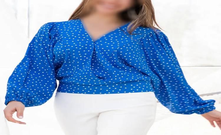 مدل لباس خال خالی شومیز