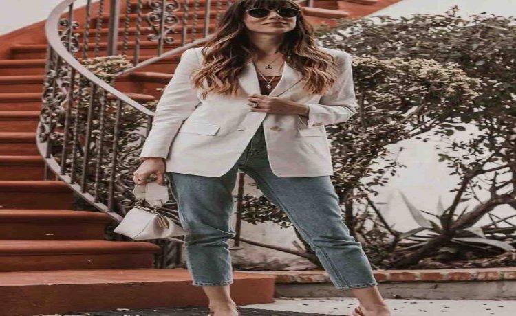 کت بلیزر و شلوار جین