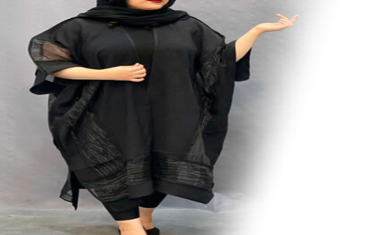 مانتو با آستین کیمونو برای افراد چاق شکم دار