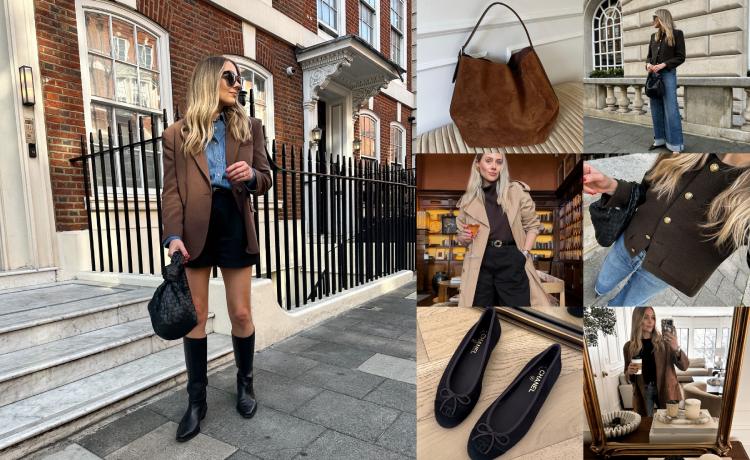 انواع ست کردن رنگ قهوه ای