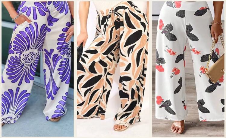 شلوار طرح دار مخصوص تابستان 