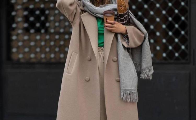 لایه‌بندی با ژاکت و پیراهن بلند