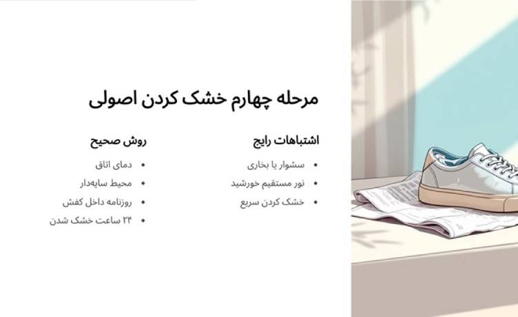 خشک کردن اصولی