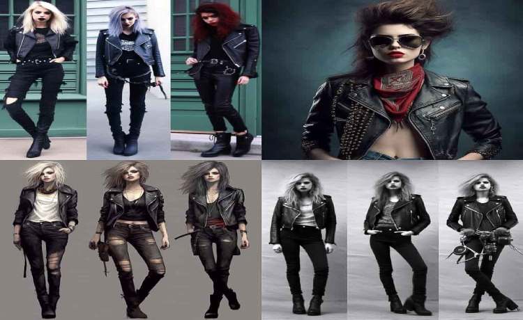 مدل سبک راکر لباس