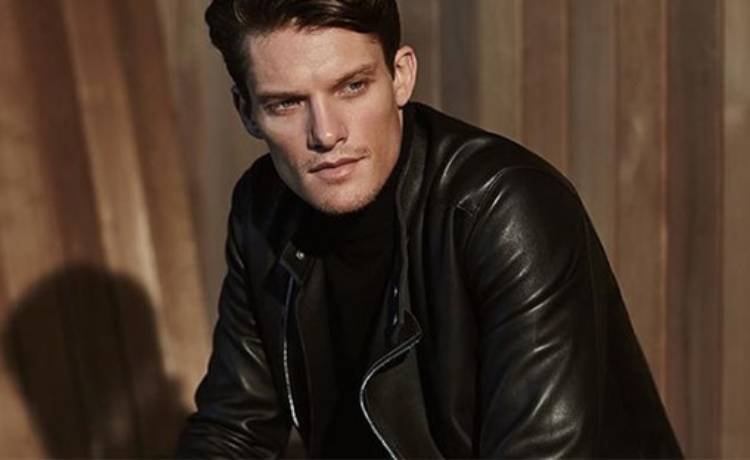 استایل مردانه با کت چرم مشکی