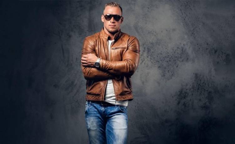 استایل مردانه با کت چرم