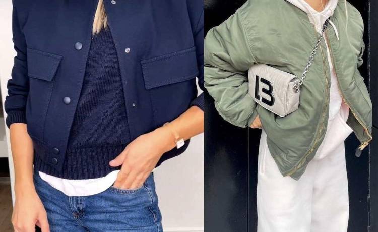 انواع استایل با بامبر جکت مردانه و زنانه