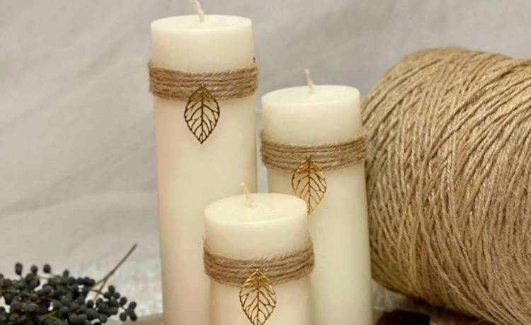 ست شمع عطری و دکوراتیو برای روز مادر