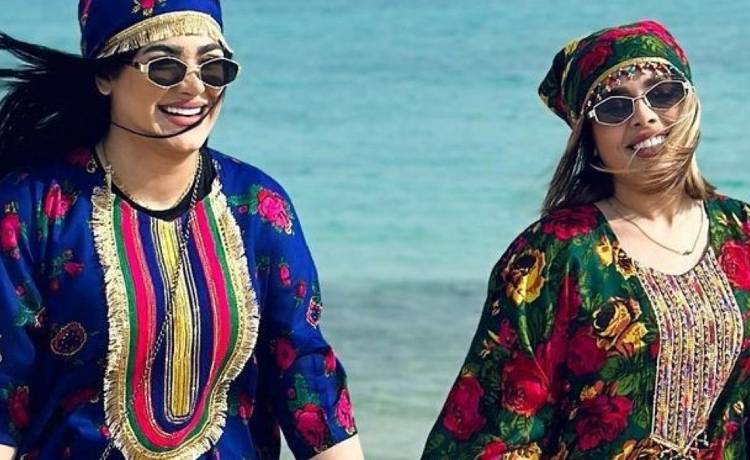 پیراهن ماکسی نخی