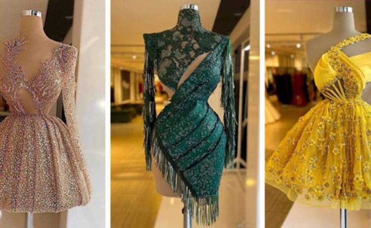 مدل لباس مجلسی کوتاه دخترانه شیک و جدید