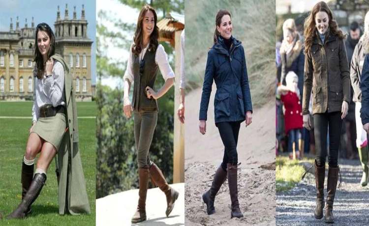 انتخاب چکمه کلاسیک در استایل کیت میدلتون