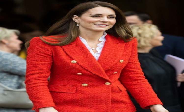 کت بلیزر در استایل کیت میدلتون