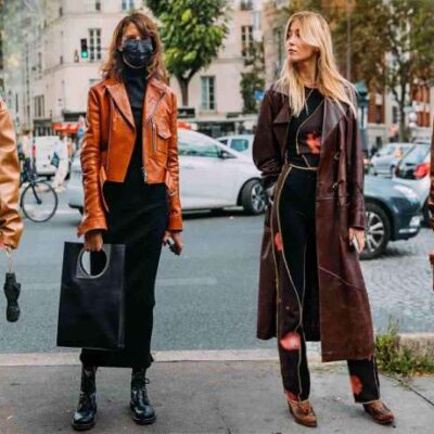 انواع مدل لباس با پارچه چرم + جدیدترین ترندهای چرم