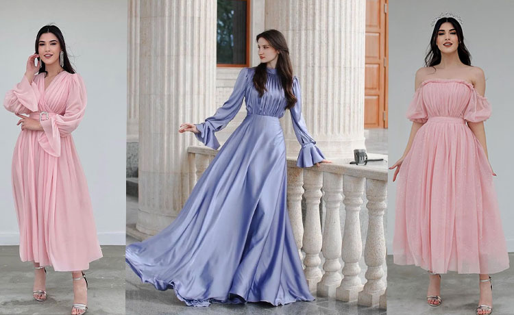 لباس مجلسی شیک بلند دخترانه