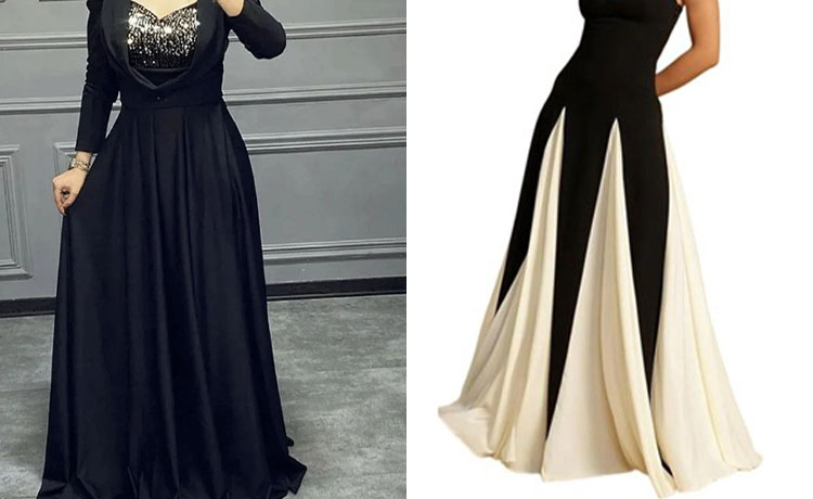 ماکسی مدل لباس مجلسی شیک بلند ساتن