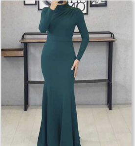 پیراهن ماکسی ساده تک‌رنگ