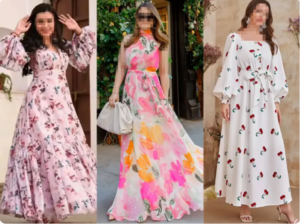 پیراهن گل‌دار ملایم