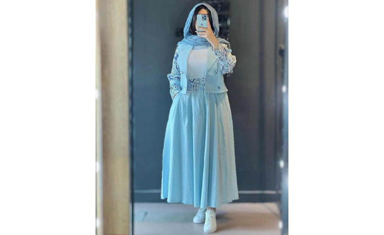 کت و دامن پاستلی