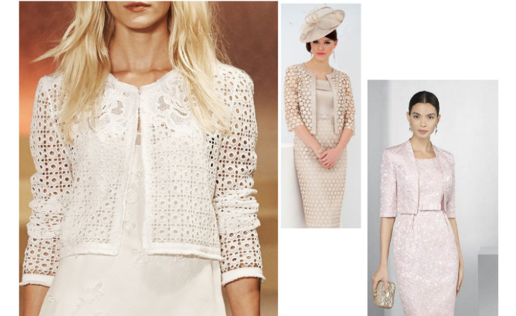 کت و دامن گیپور یا دانتل