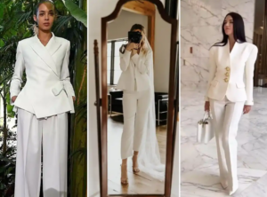 کت و شلوار مینیمال تک‌رنگ