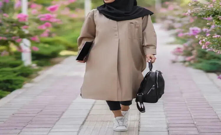 15مدل مانتو دانشجویی جدید شیک دخترانه