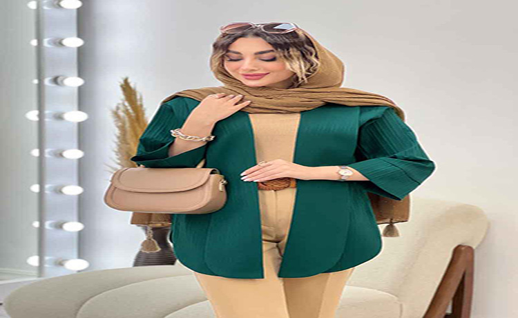 انواع مدل مانتو تابستانه جدید- مانتو جلو باز ازاد نخی