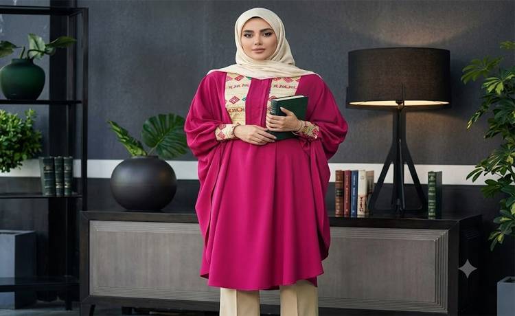 شلوار پارچه‌ای راسته؛ شلوار مناسب زیر مانتو عبایی