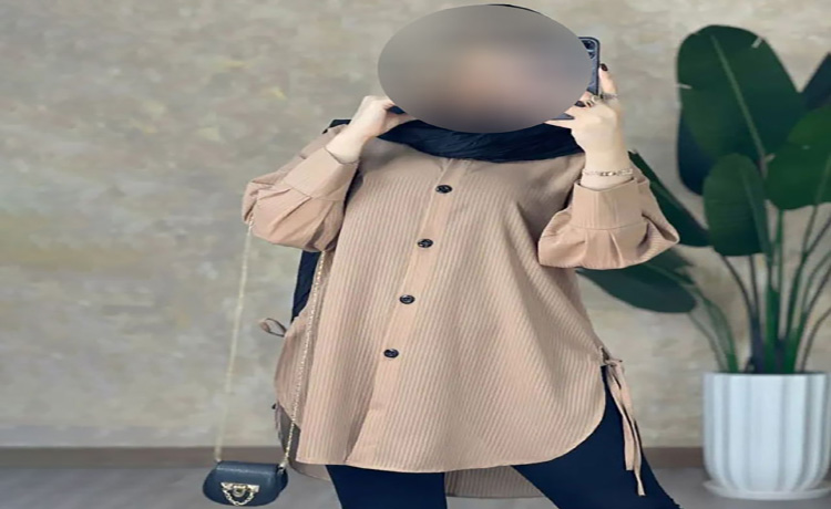 مانتو دکمه دار بغل چاک دار مدل مانتو دکمه دار شیک