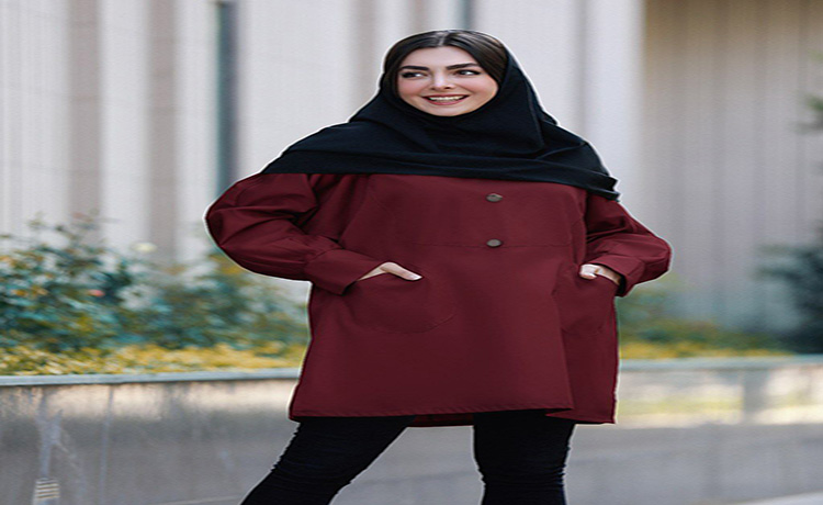 مانتو دکمه دار ساده مدل راسته مدل مانتو دکمه دار ساده