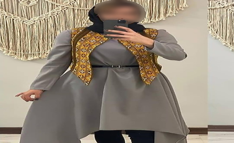 مدل مانتو برای افراد لاغر و قد کوتاه چند لایه