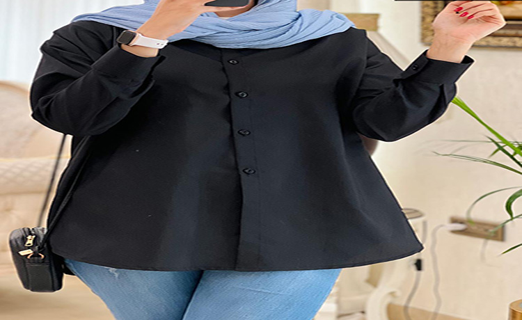مدل مانتو جدید برای افراد چاق و قد کوتاه بدون جیب
