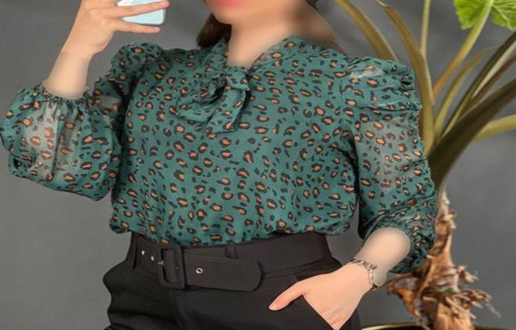 زیباترین مدل شومیز حریر پلنگی