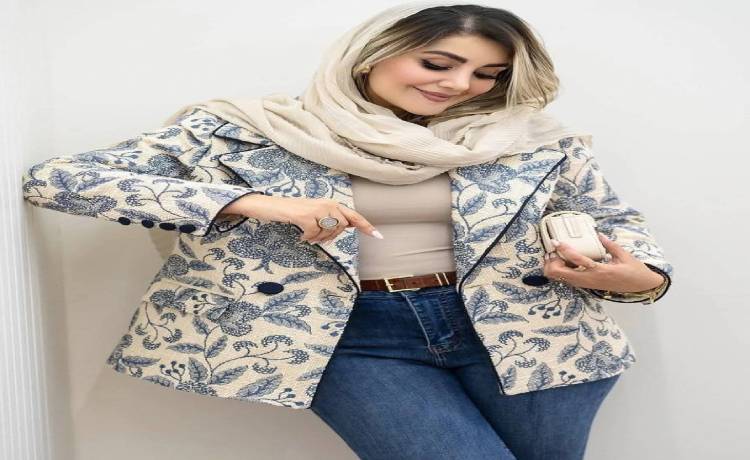 مدل مانتو شانتون طرح دار