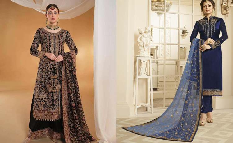 مدل لباس هندی مجلسی سالوار کامیز