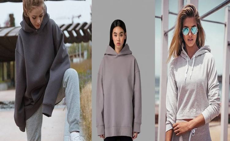 سایزبندی هودی زنانه هودی اورسایز