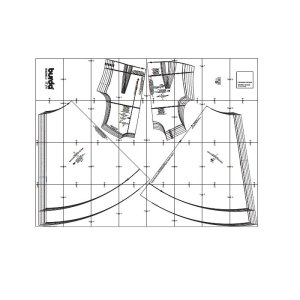 خرید اینترنتی الگوی خیاطی پیراهن زنانه بوردا استایل کد 6833 سایز 34 تا 44 متد مولر