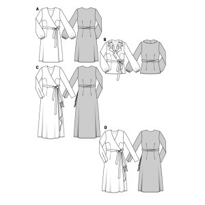 خرید اینترنتی الگوی خیاطی پیراهن و بلوز زنانه بوردا استایل کد 7187 سایز 36 تا 46 متد مولر
