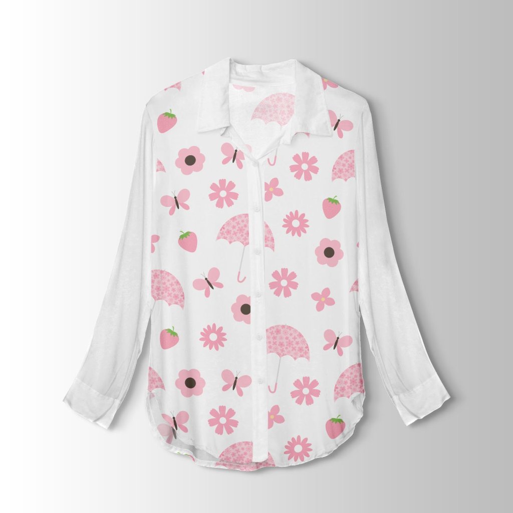 فروش اینترنتی  پارچه لباس پارچه باما مدل کرپ بوگاتی طرح گل و چتر کد 6011251