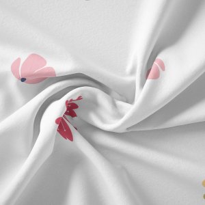 فروش اینترنتی  پارچه لباس پارچه باما مدل کرپ بوگاتی طرح گل ریز رنگی کد 6011265