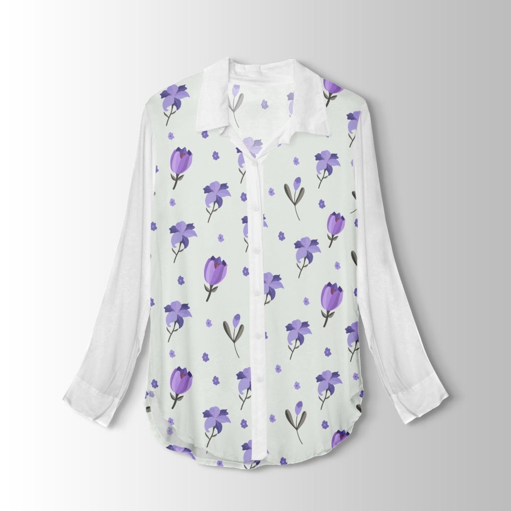 خرید آنلاین  پارچه لباس پارچه باما مدل کرپ بوگاتی طرح گلهای آبرنگی کد 6011286